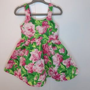 Janie and Jack Rose Floral Dress